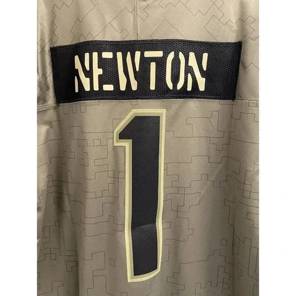 Nike NFL Cam Newton NE Patriots Salute to Service Jersey Men's X Large - Sewn - Picture 9 of 12